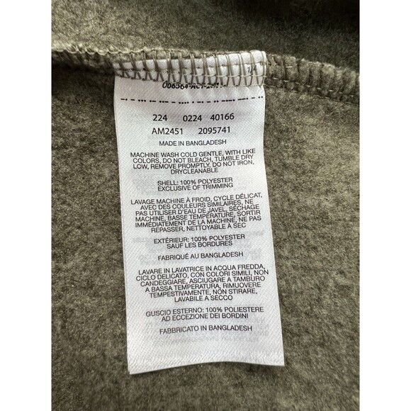 Columbia Men’s Full Zip Fleece Jacket Olive Green Size Large NWOT - Picture 4 of 9